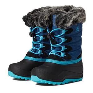 Kamik Kids Snowangel Winter Boots US 12 EU 30 Navy Blue Waterproof GUC